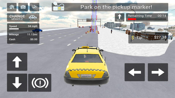 城市出租车模拟(TAXI car GAME)