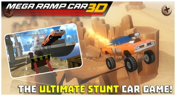 超级卡车特技游戏(Mega Ramp Car 3D)