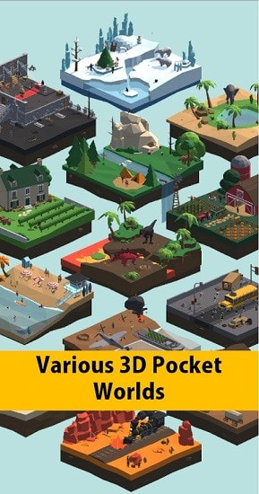 迷你世界涂色(Color Pocket World 3D)免费手游app下载